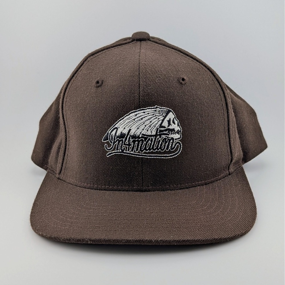 Vintage In4mation Skull Headdress Chief Logo Hawaii Snapback Hat Cap